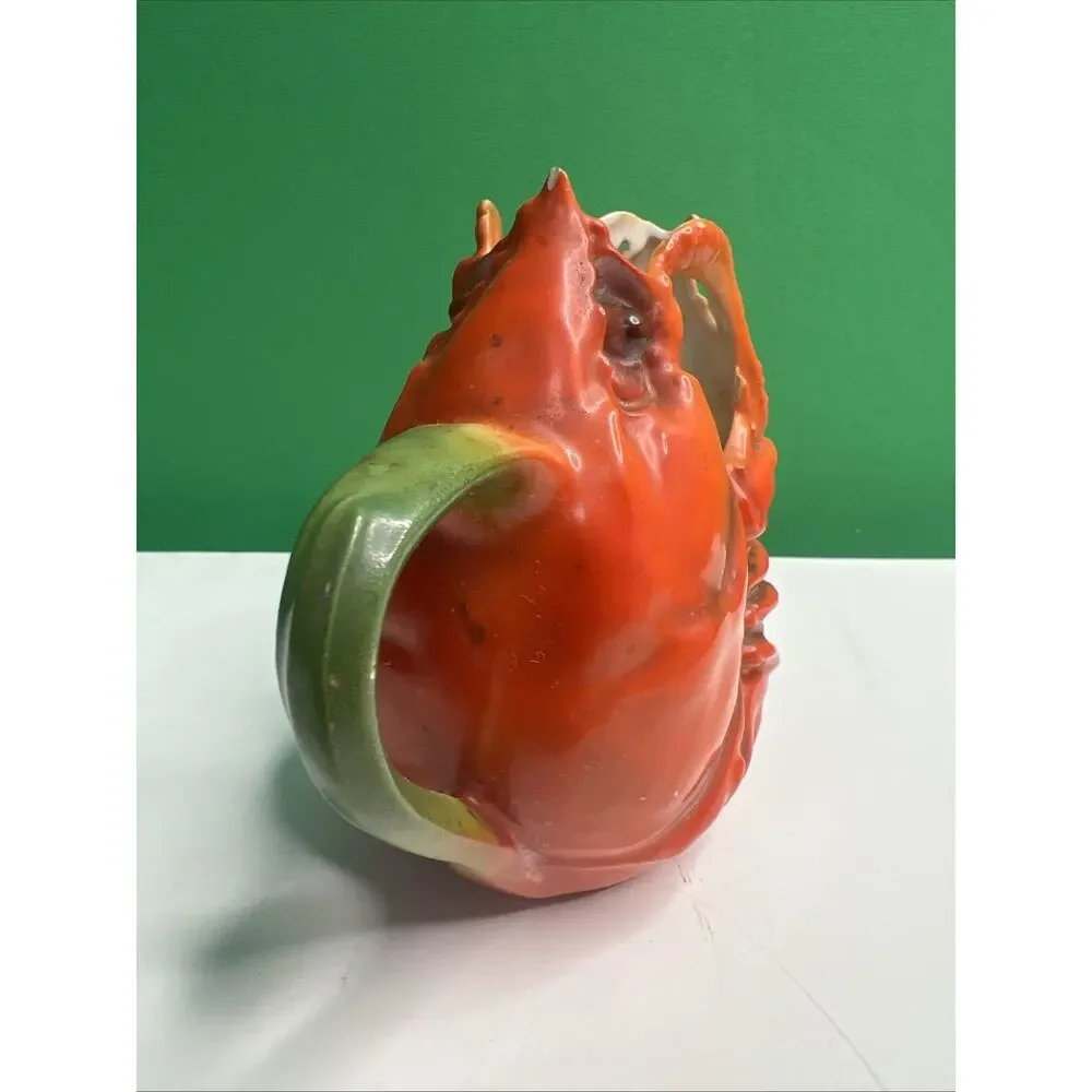 Antique Royal Bayreuth Lobster Butter Pitcher Creamer Porcelain Bavaria 4